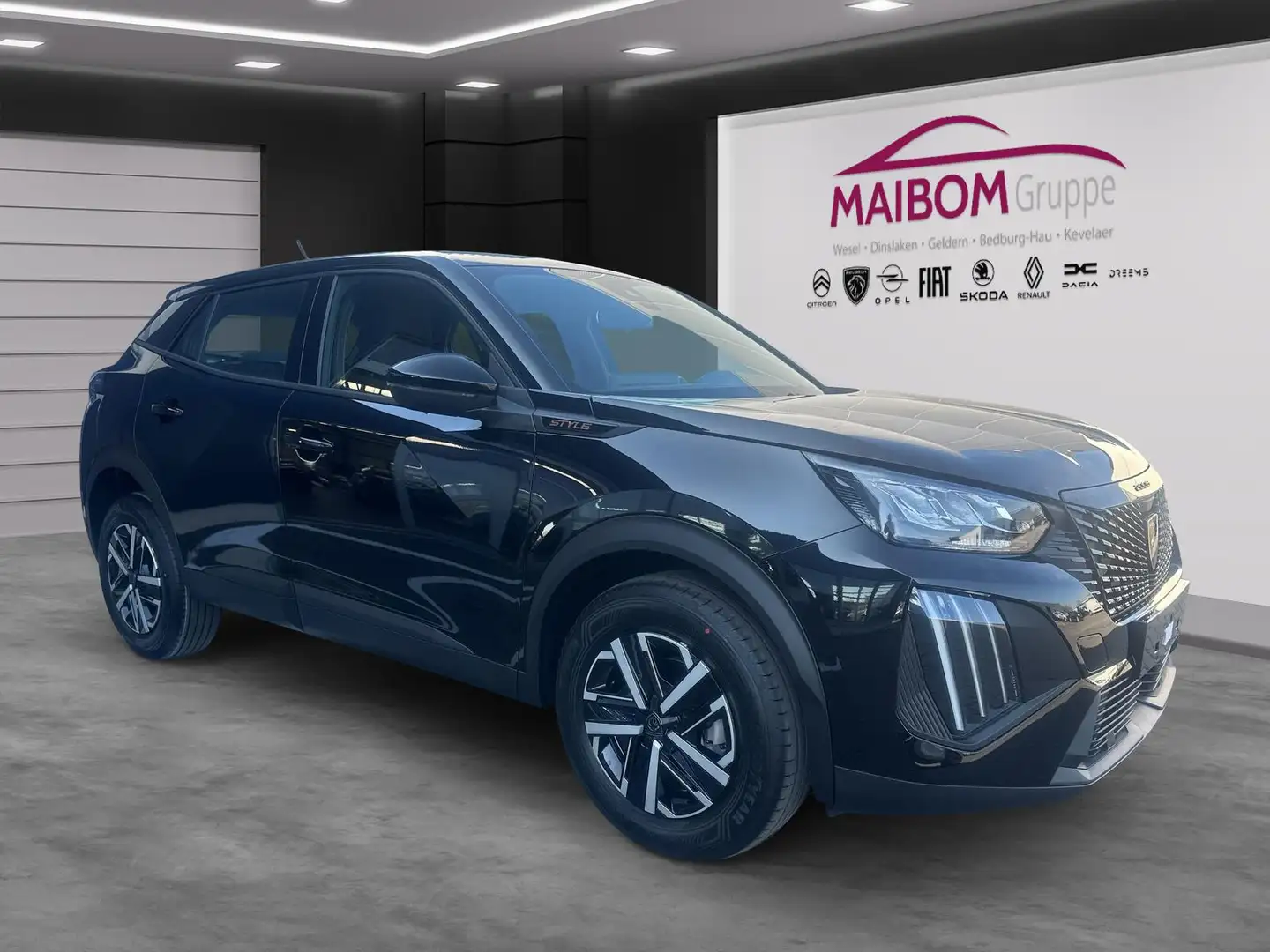 Peugeot 2008 Style 100 ++ NEUPREIS incl. NK € 3 0. 3 9 0,-- ++ Schwarz - 2