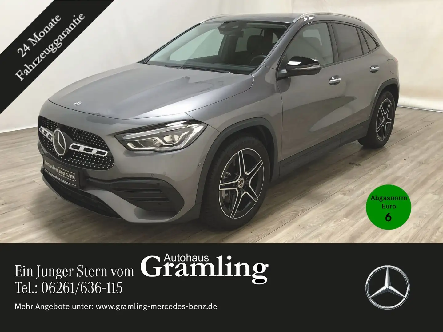 Mercedes-Benz GLA 250 4M AMG NIGHT*Distr*AHK*Memory*LED*Kamera Grau - 1