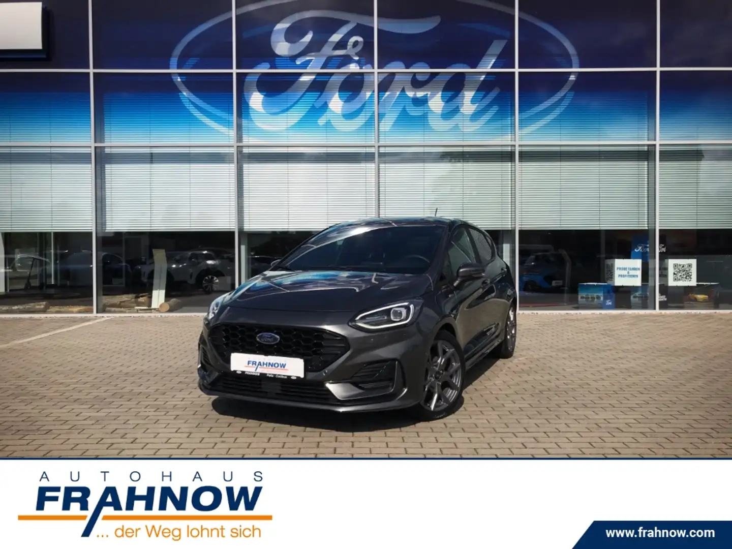Ford Fiesta 1.0 EcoBoost MHEV ST-Line X MATRIX-LED NAVI SHZ Grijs - 1