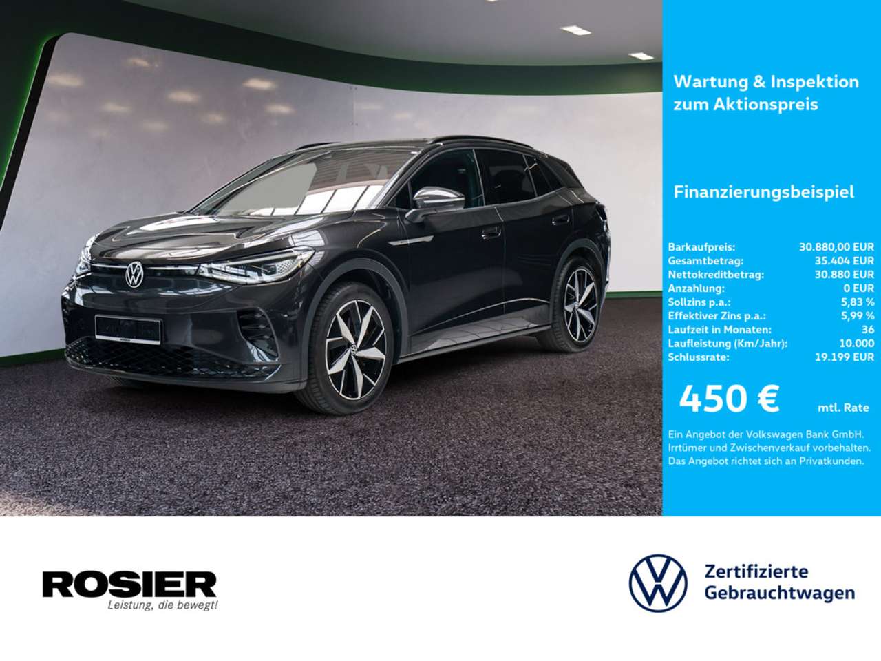 Volkswagen ID.4 — Volkswagen ID.4 GTX 4MOTION 82kWh STANDHZ. ACC HUD 360°