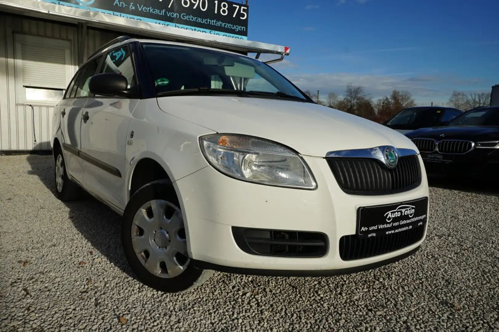 Skoda Fabia Combi 1.2 |1.Hand| |Steuerkette 2023 NEU| Weiß - 1