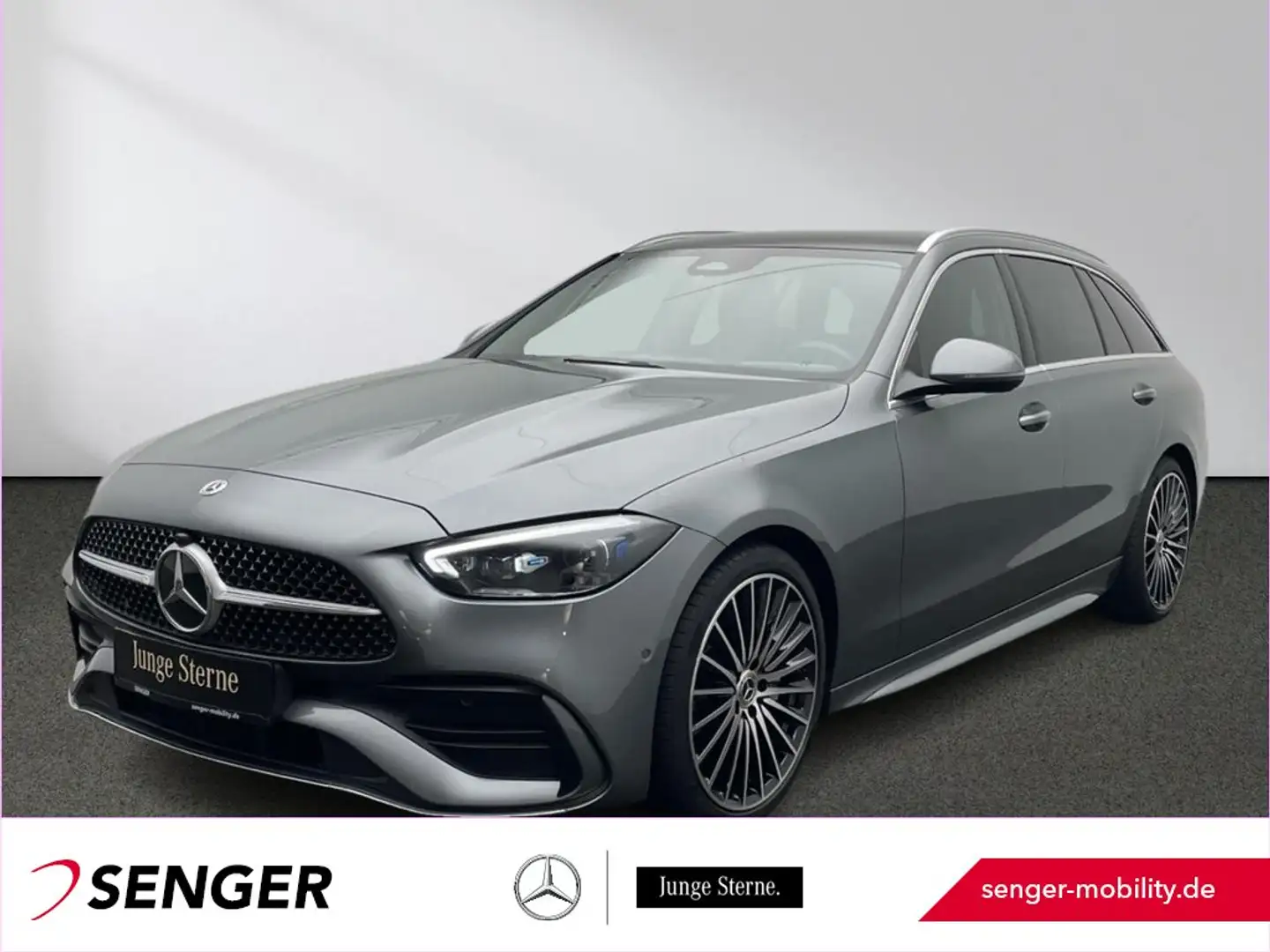 Mercedes-Benz C 220 T d 4M AMG Line Panorama AHK Digital-Light Grau - 1