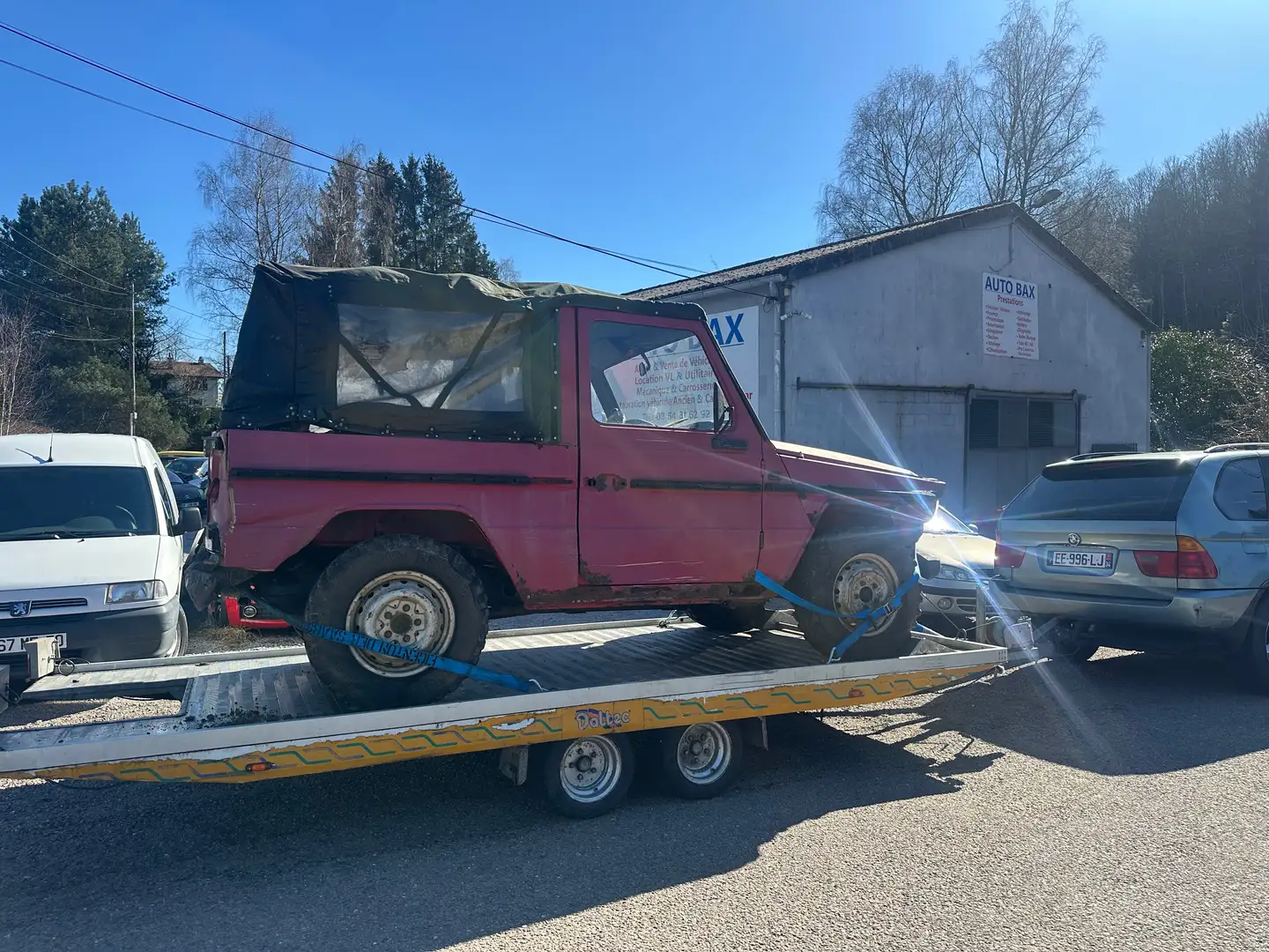 Mercedes-Benz G G 240 240GD Cabrio"1.Serie W460"Oldtimer Paars - 2