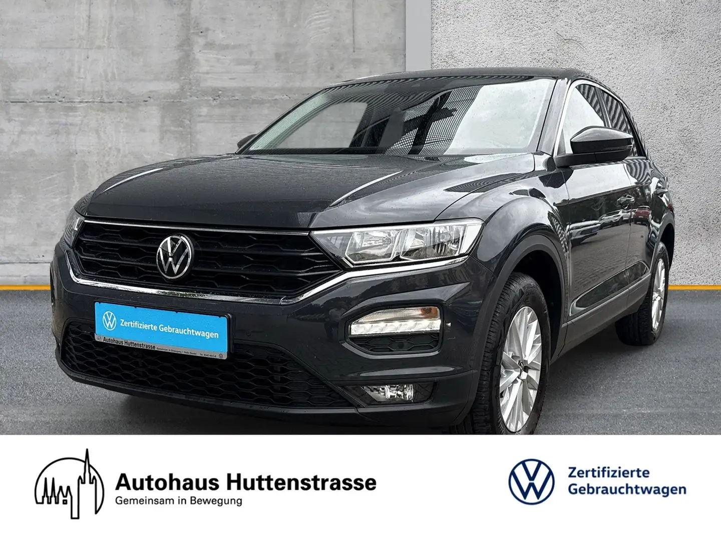 Volkswagen T-Roc 1.0 TSI CLIMATRONIC PDC APP SHZ ACC Gris - 1