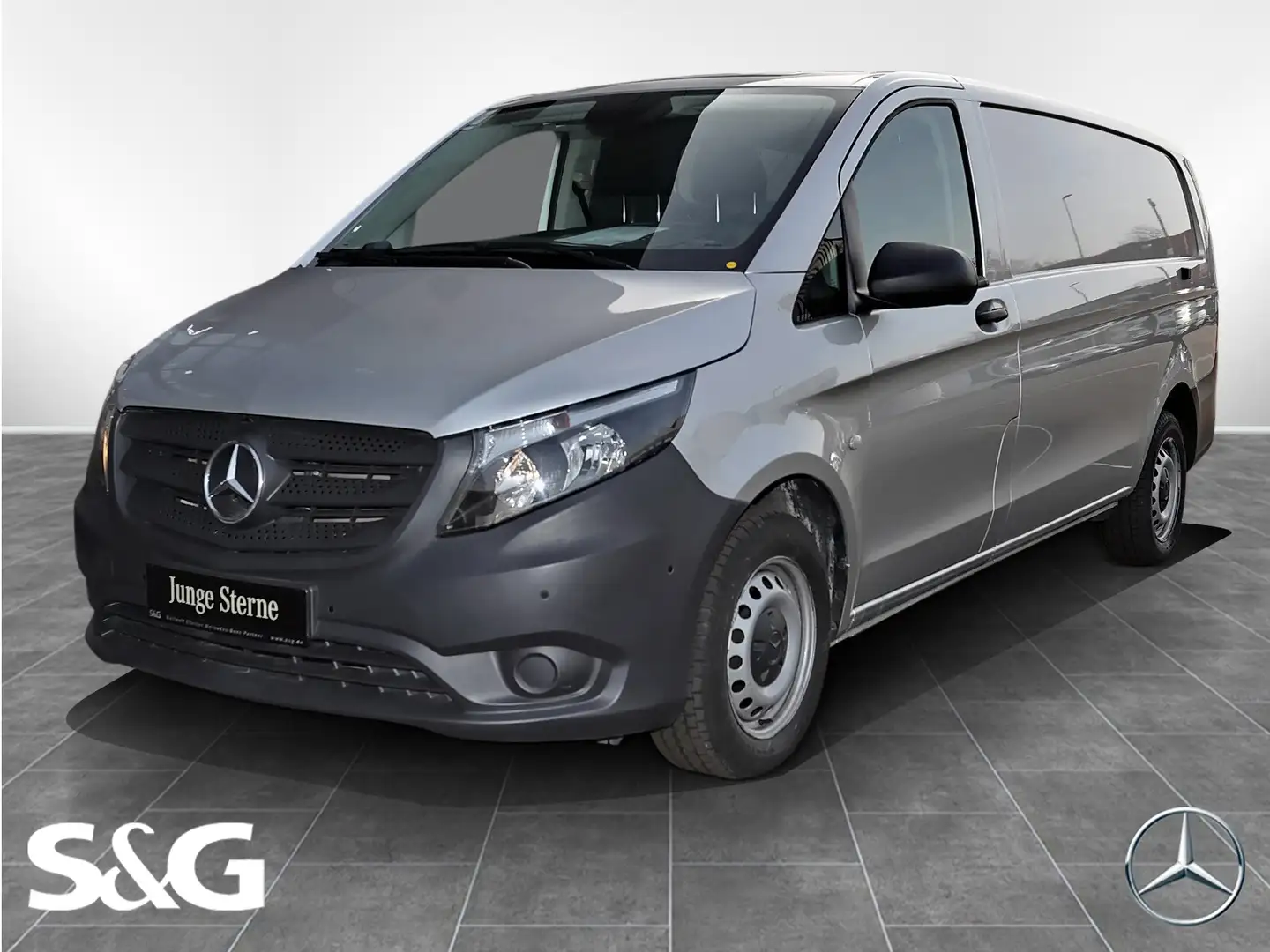 Mercedes-Benz Vito 116 CDI Kasten EXTRALANG KAMERA 360° NAVI Argent - 1