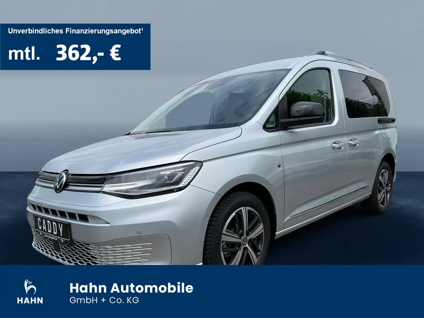 Volkswagen Caddy Style TSI 85KW DSG NAVI KLIMA 5-Sitze Silber - 1