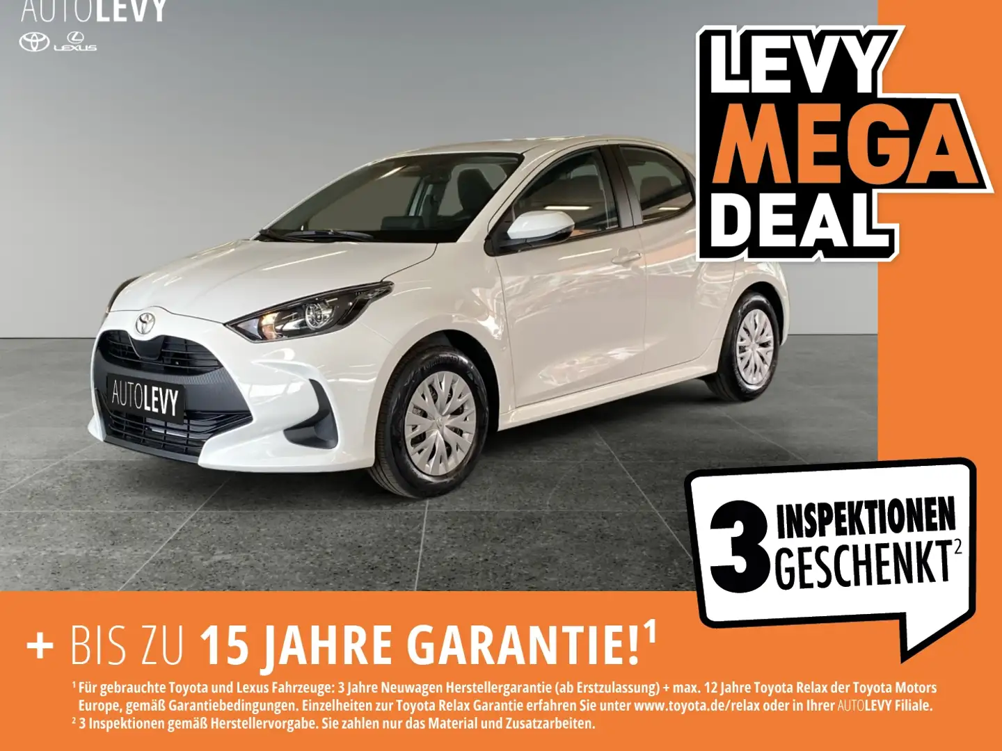 Toyota Yaris 1.5 Hybrid Business *CARPLAY*SHZ* Weiß - 1