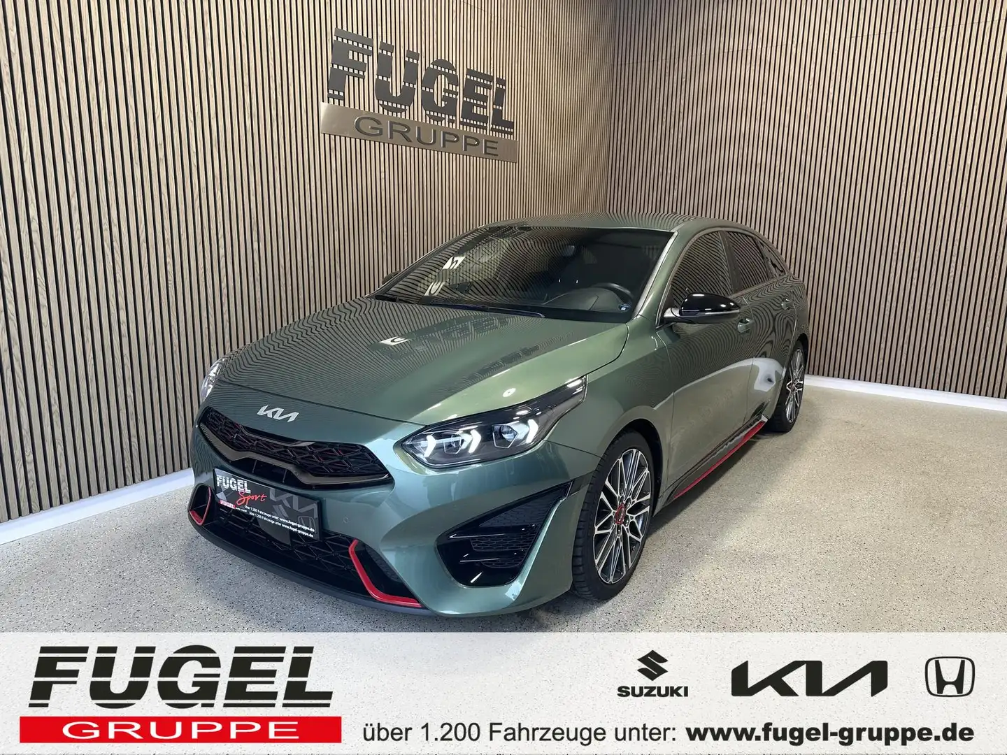 Kia ProCeed / pro_cee'd 1.6 T-GDI DCT GT Komfort LED|virt.Cock.|Navi|Sound Grün - 1