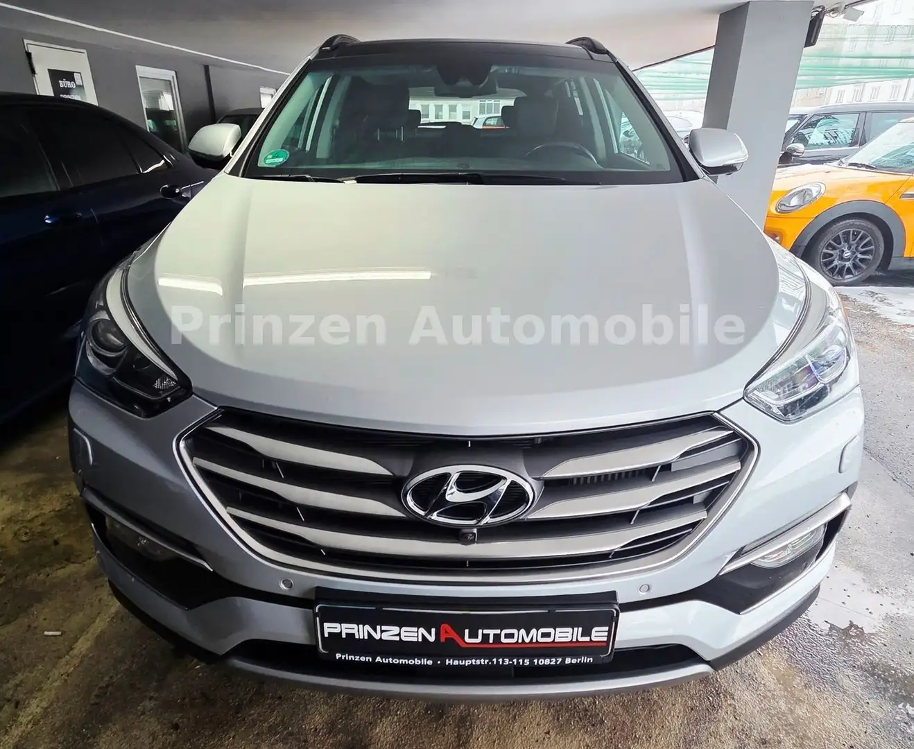 Hyundai SANTA FE Premium 4WD*Pano*Leder*Spur*Totw*360° Silber - 2