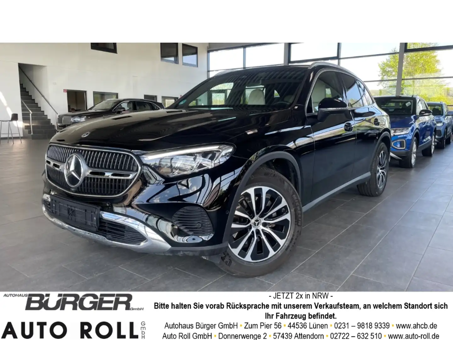 Mercedes-Benz GLC 200 4Matic Navi Leder LED El.Heckklappe Spurhalteass. Noir - 1