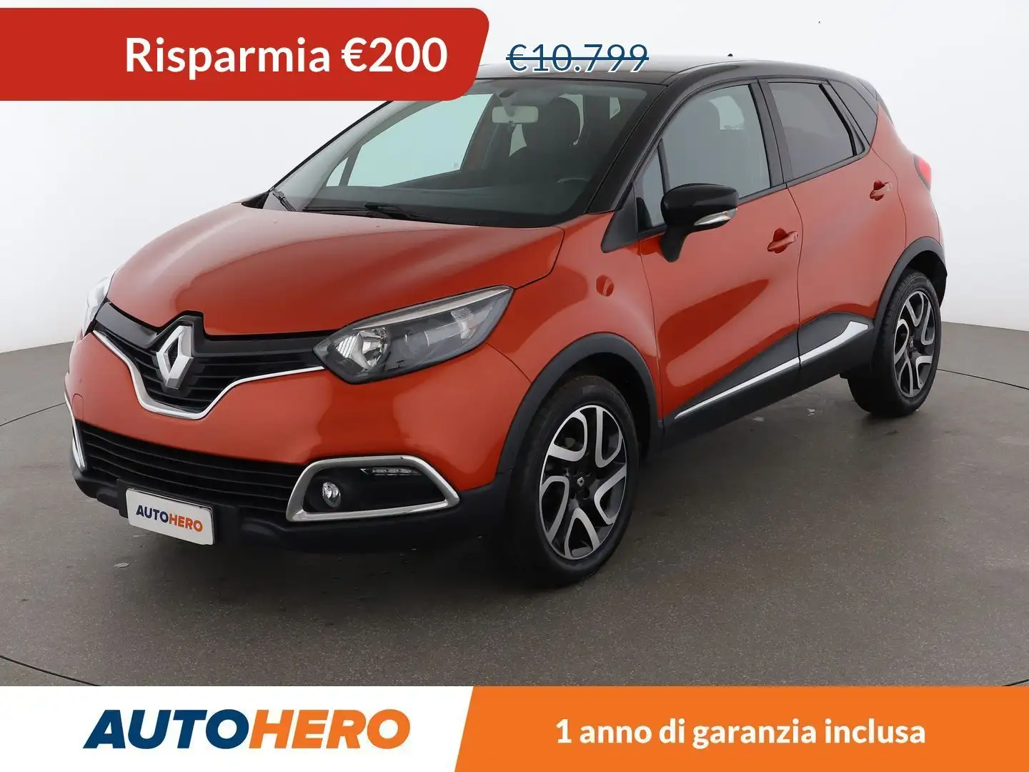Renault Captur 0.9 Energy Zen 90 CV Arancione - 1