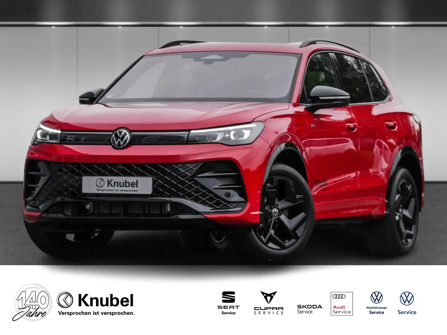 Volkswagen Tiguan R-Line 1.5 TSI eHybrid PANO/AreaView/HarmannKardon Rojo - 1