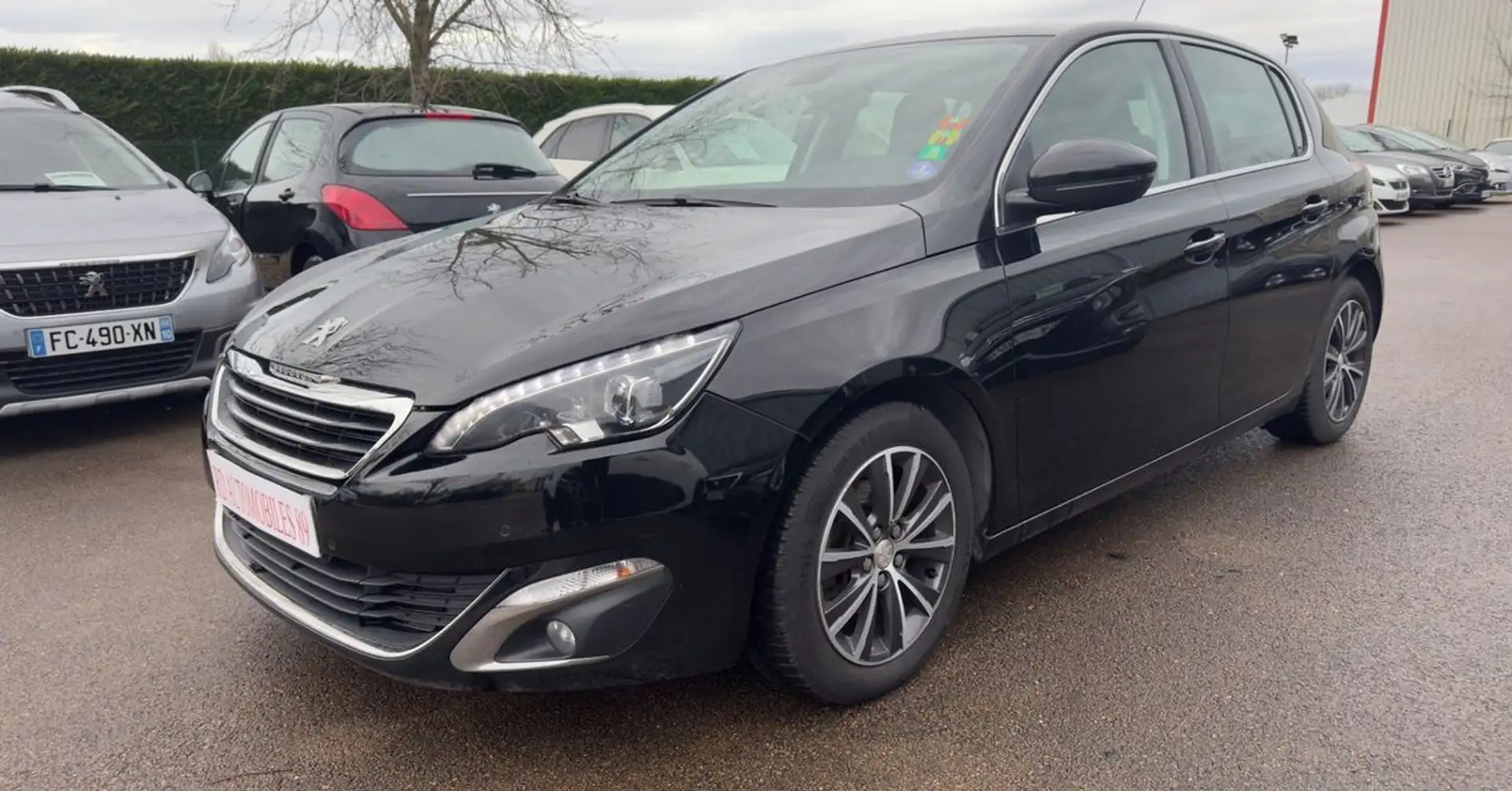 Peugeot 308 1.2 PTEC 130 CH Allure EAT6 MOTEUR 60000 KM Noir - 1