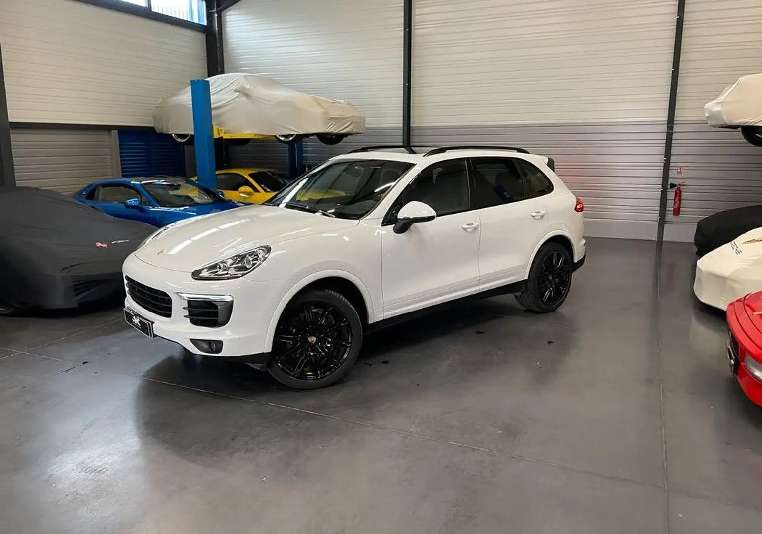 Porsche Cayenne Diesel – 262 cv Entretien à jour BOSE PASM Toit panoramique Jantes 21 Garantie 12 mois offerte Weiß - 2
