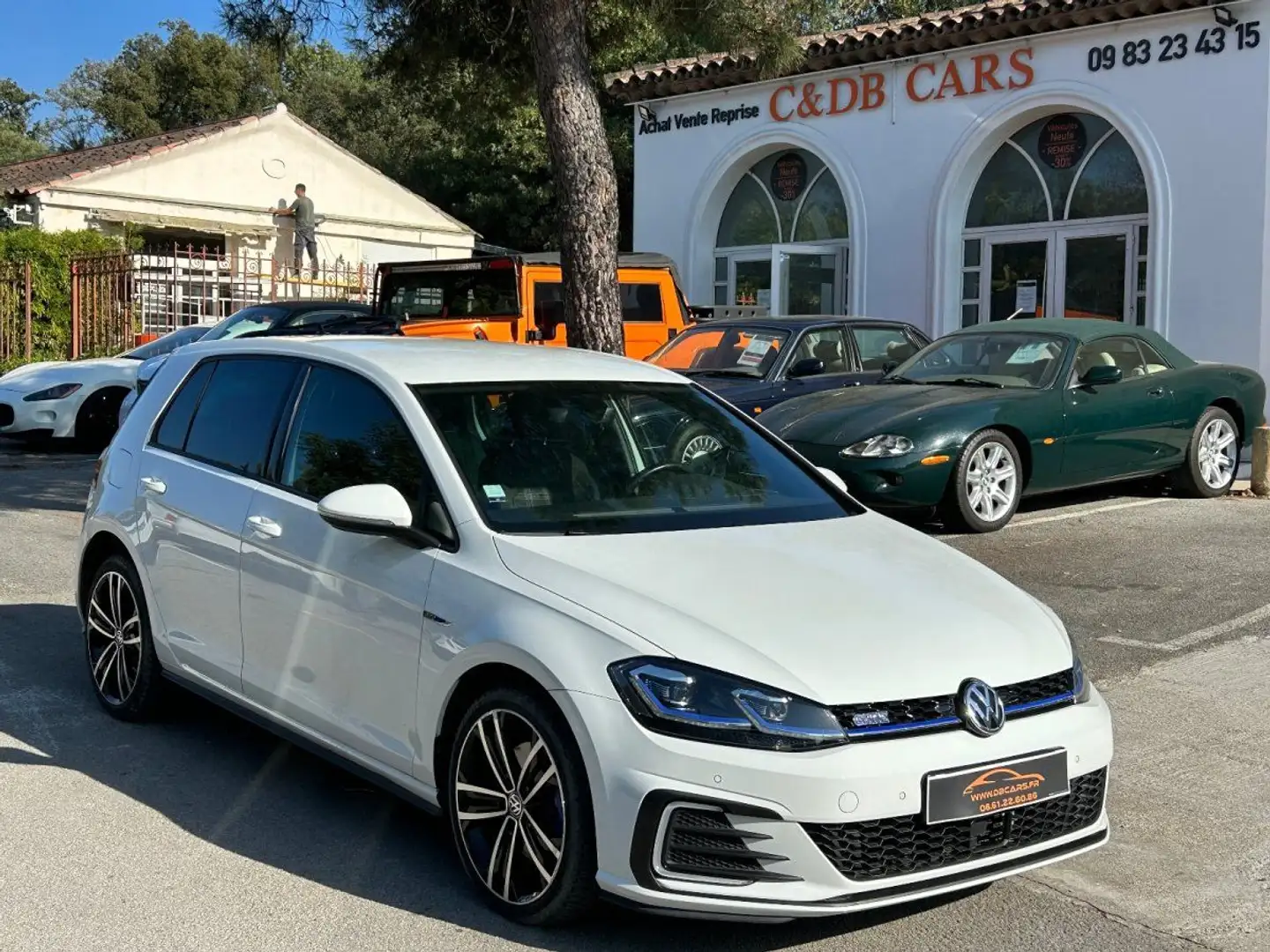 Volkswagen Golf GTE Hybride Rechargeable 1.4 TSI 204 DSG6 / 1ÈRE M Blanc - 1