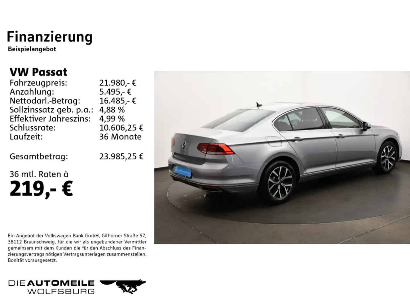 Volkswagen Passat 1.4 eTSI DSG GTE AHK/Pano/Rückkam Argintiu - 2