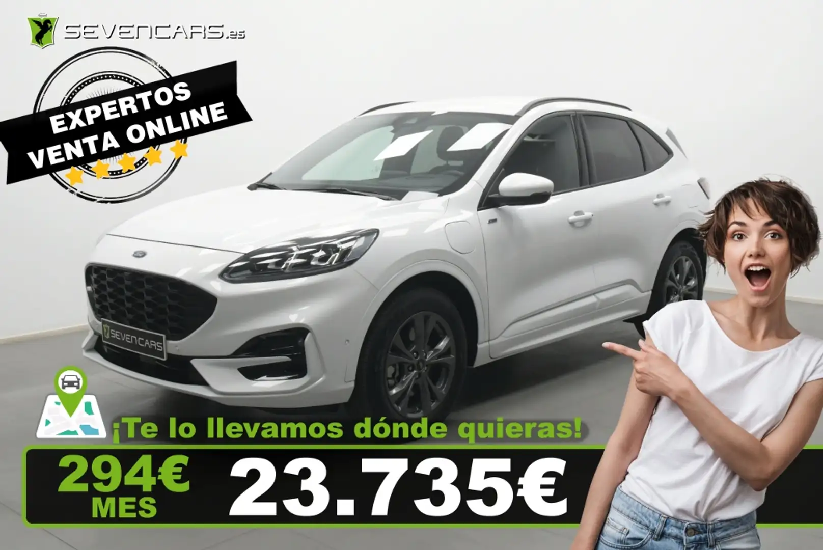 Ford Kuga 2.5 Duratec PHEV ST-Line 4x2 Wit - 1