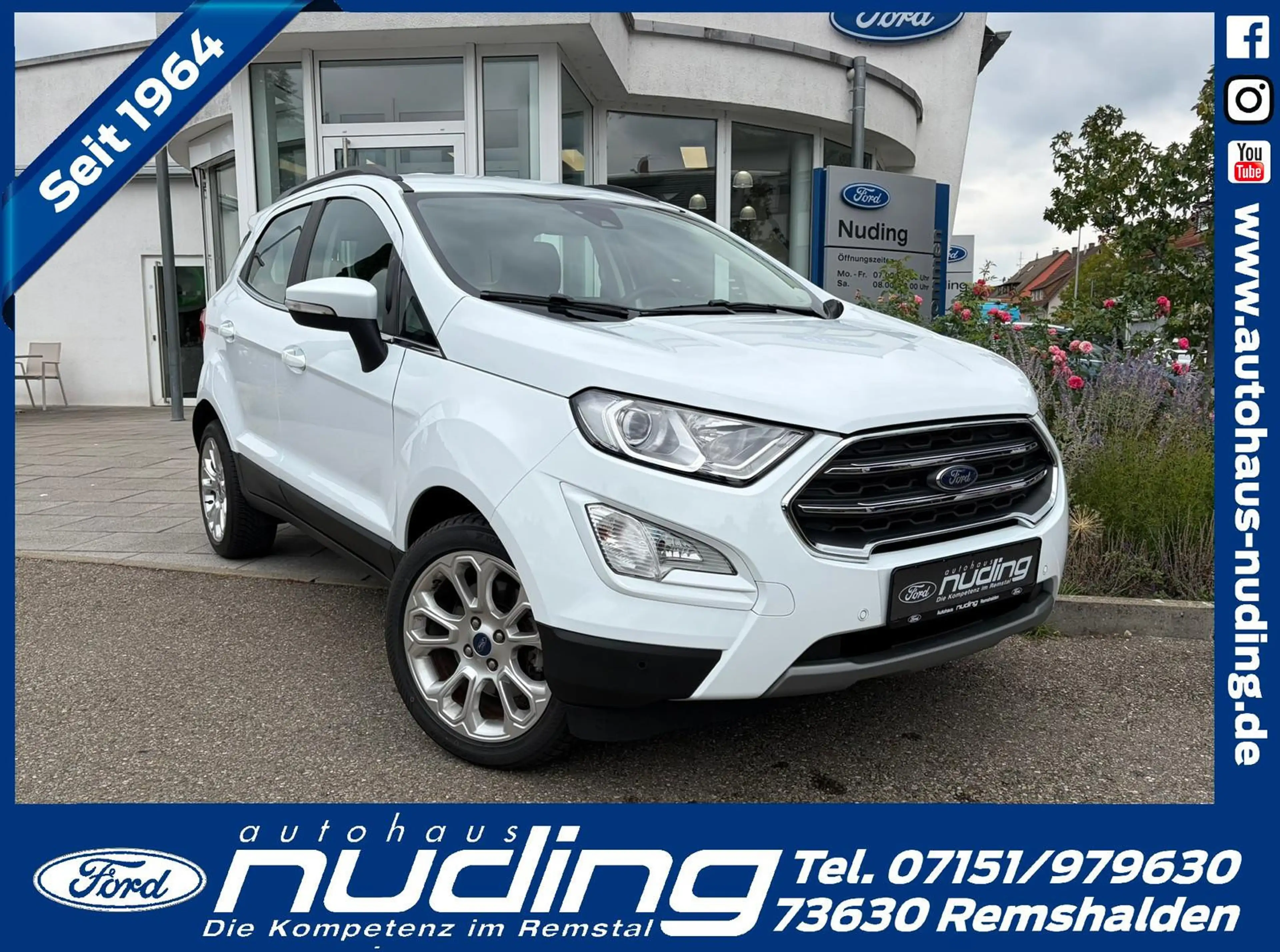 Ford EcoSport 1.0 EcoBoost Titanium RFK/BLIS/LED/DAB