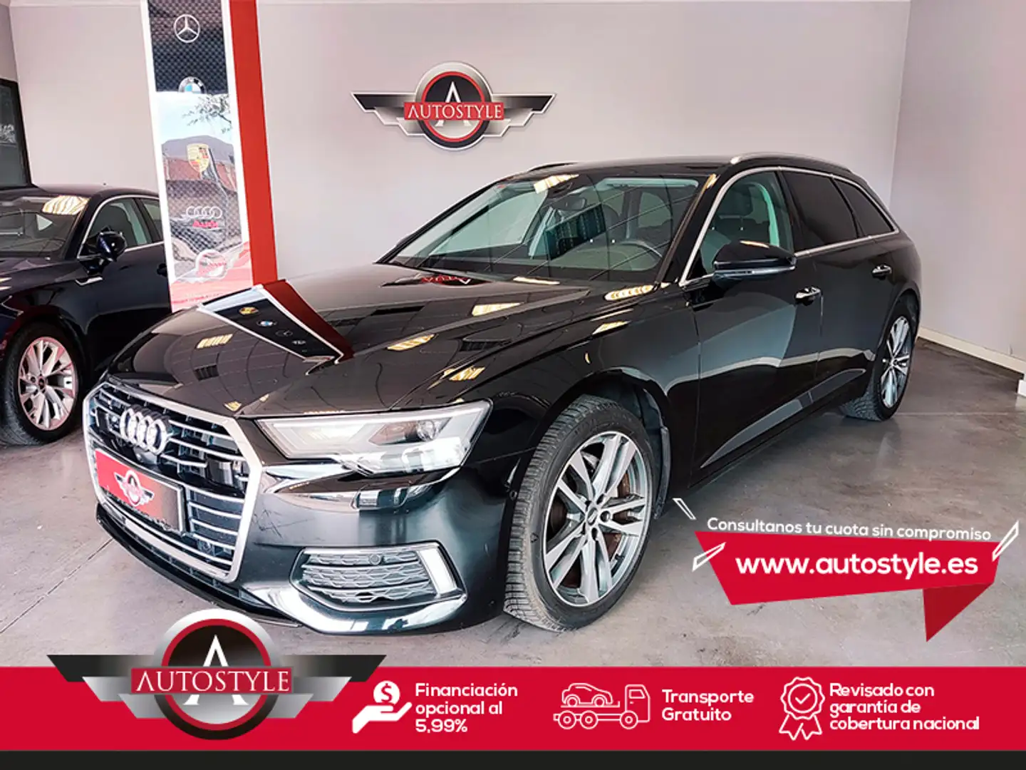 Audi A6 Avant 40 TDI Sport quattro-ultra S tronic Noir - 1