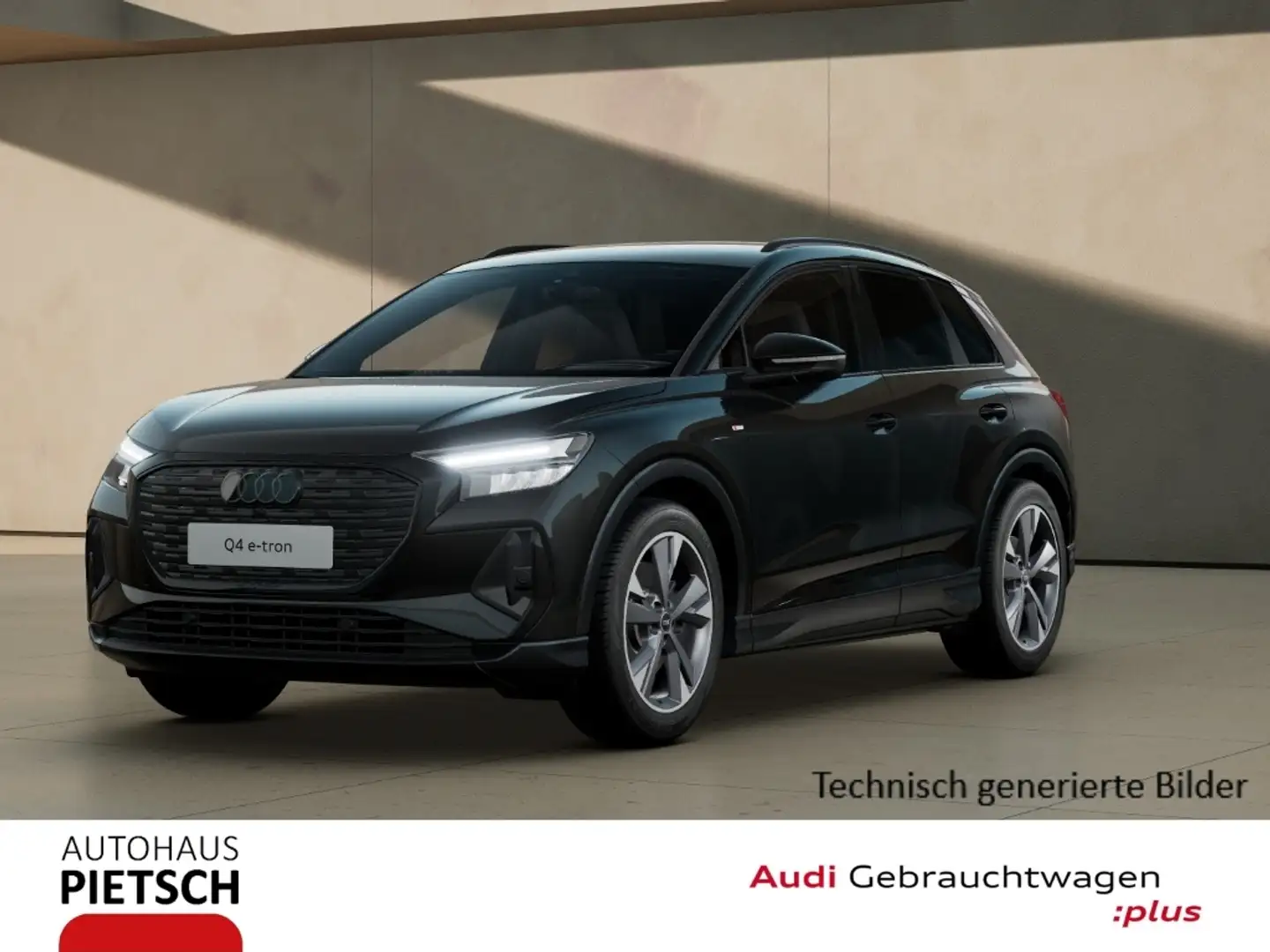 Audi Q4 e-tron 45 quattro 77kWh LM20 AHK Sportsitze Negru - 1