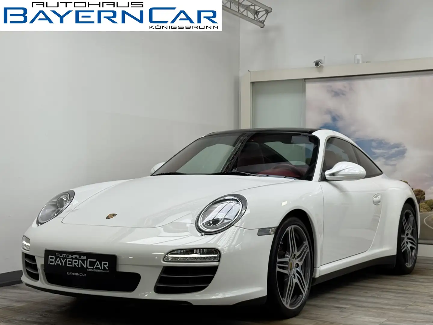 Porsche 997 Targa 4S PDK SammlerZustand Navi Sitzlüft. Weiß - 1
