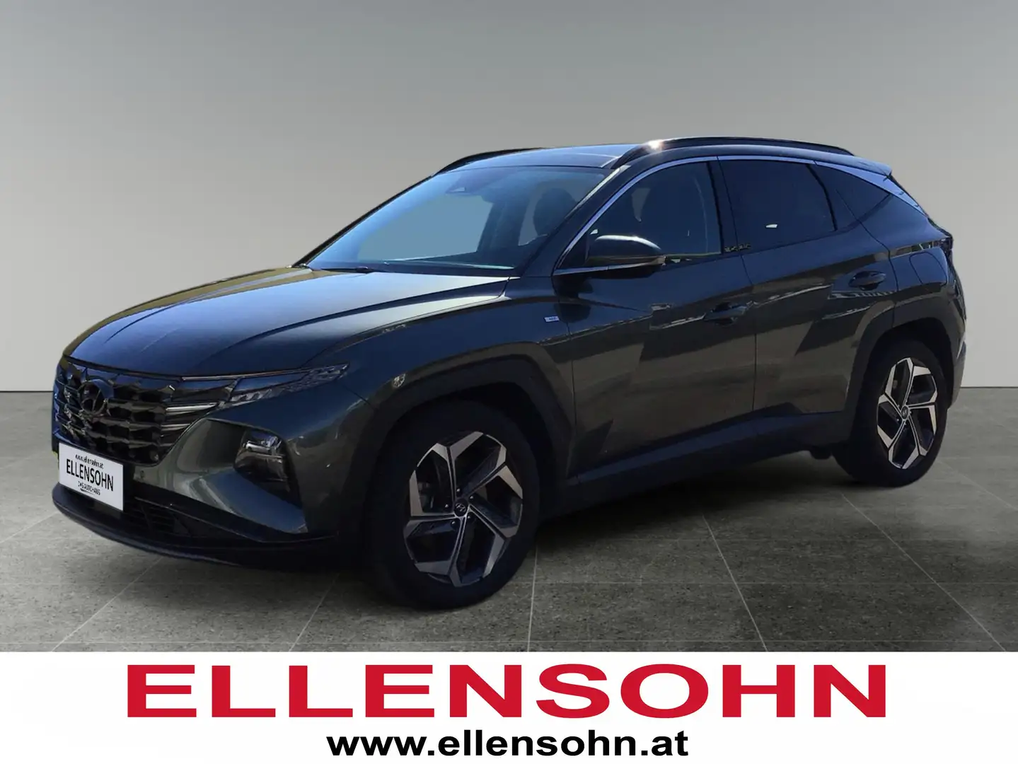 Hyundai TUCSON 1,6 CRDI 4WD Prestige Line 8-fach bereift! AHK Grau - 1