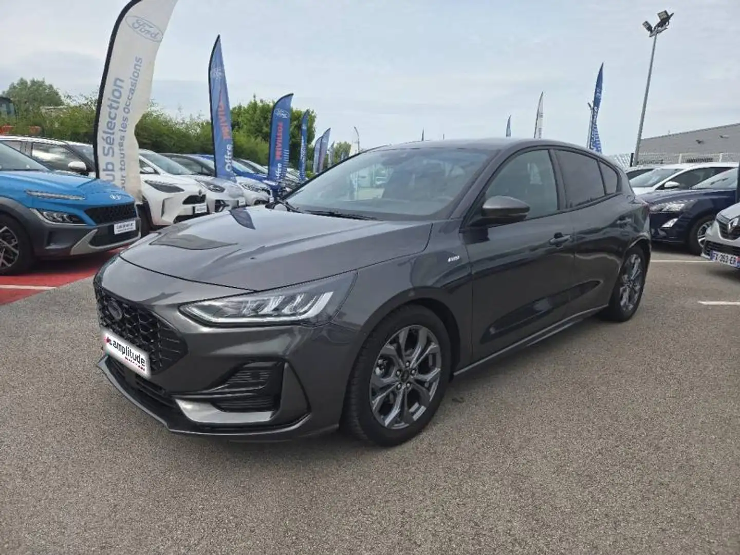 Ford Focus 1.5 EcoBlue 115ch ST-Line X BVA8 Gris - 1