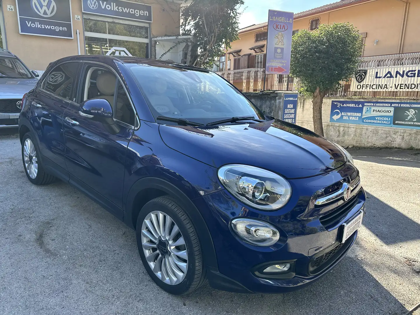 Fiat 500X 1.6 mjt Lounge 4x2 120cv Bleu - 1