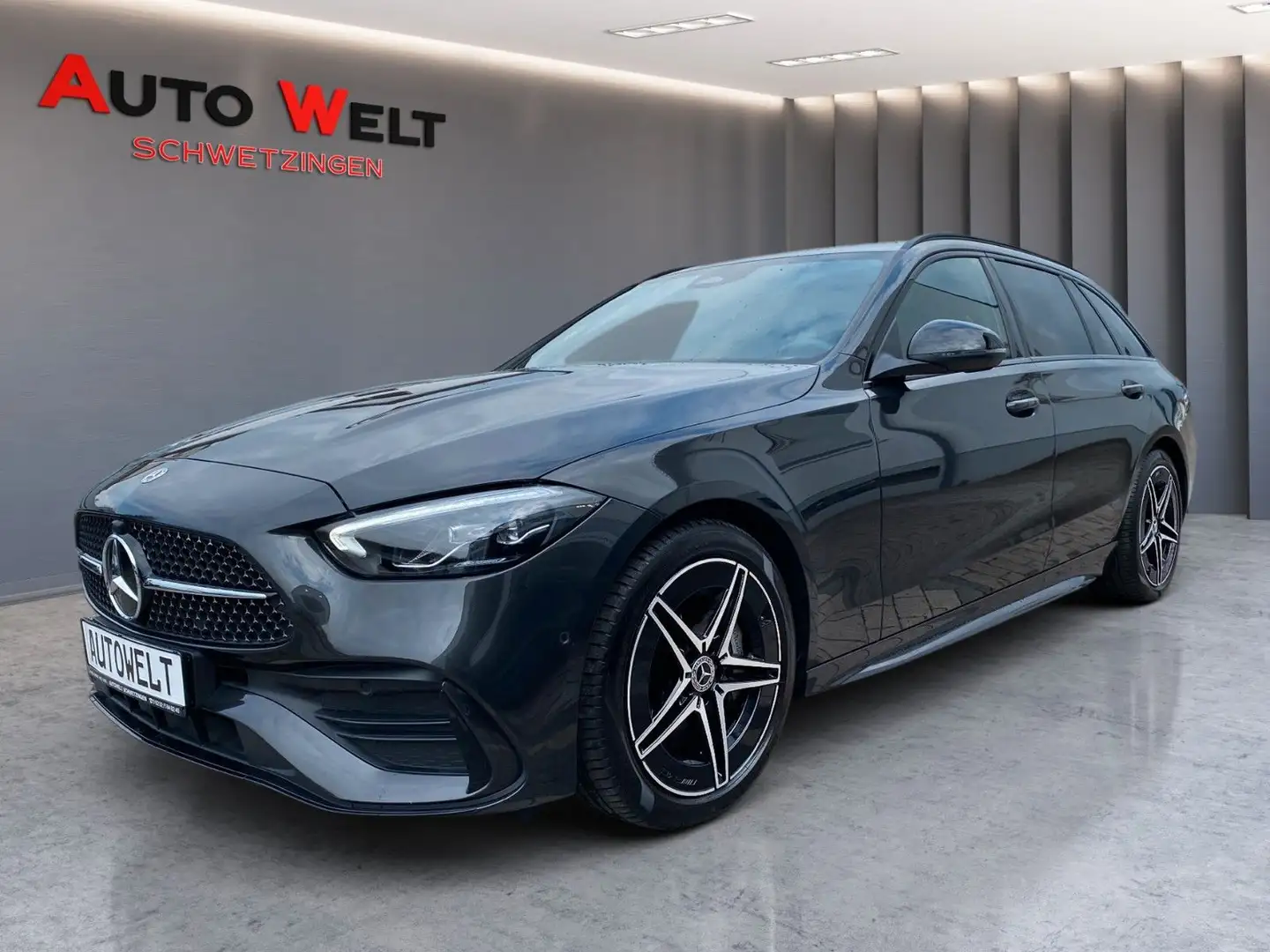 Mercedes-Benz C 300 d T/1.Hand/AMG-Line/LED/Bi-Color/8-fach Grau - 2