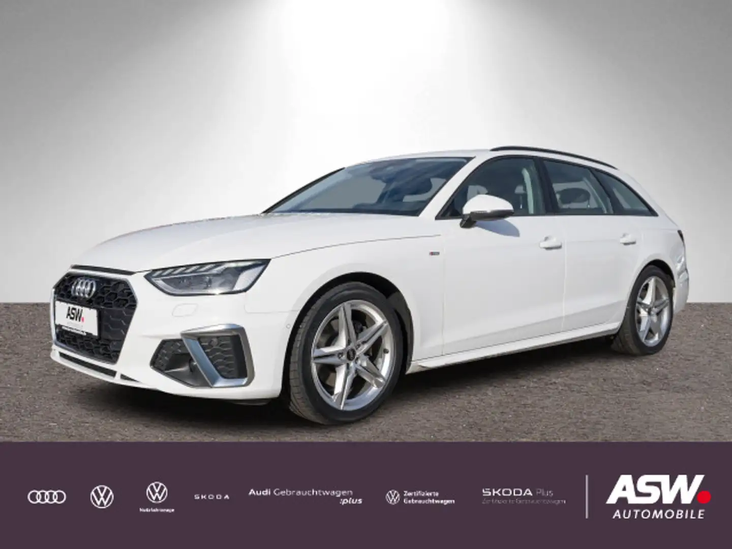 Audi A4 S line 35TDI Stronic LED Navi 360° AHK Blanc - 1