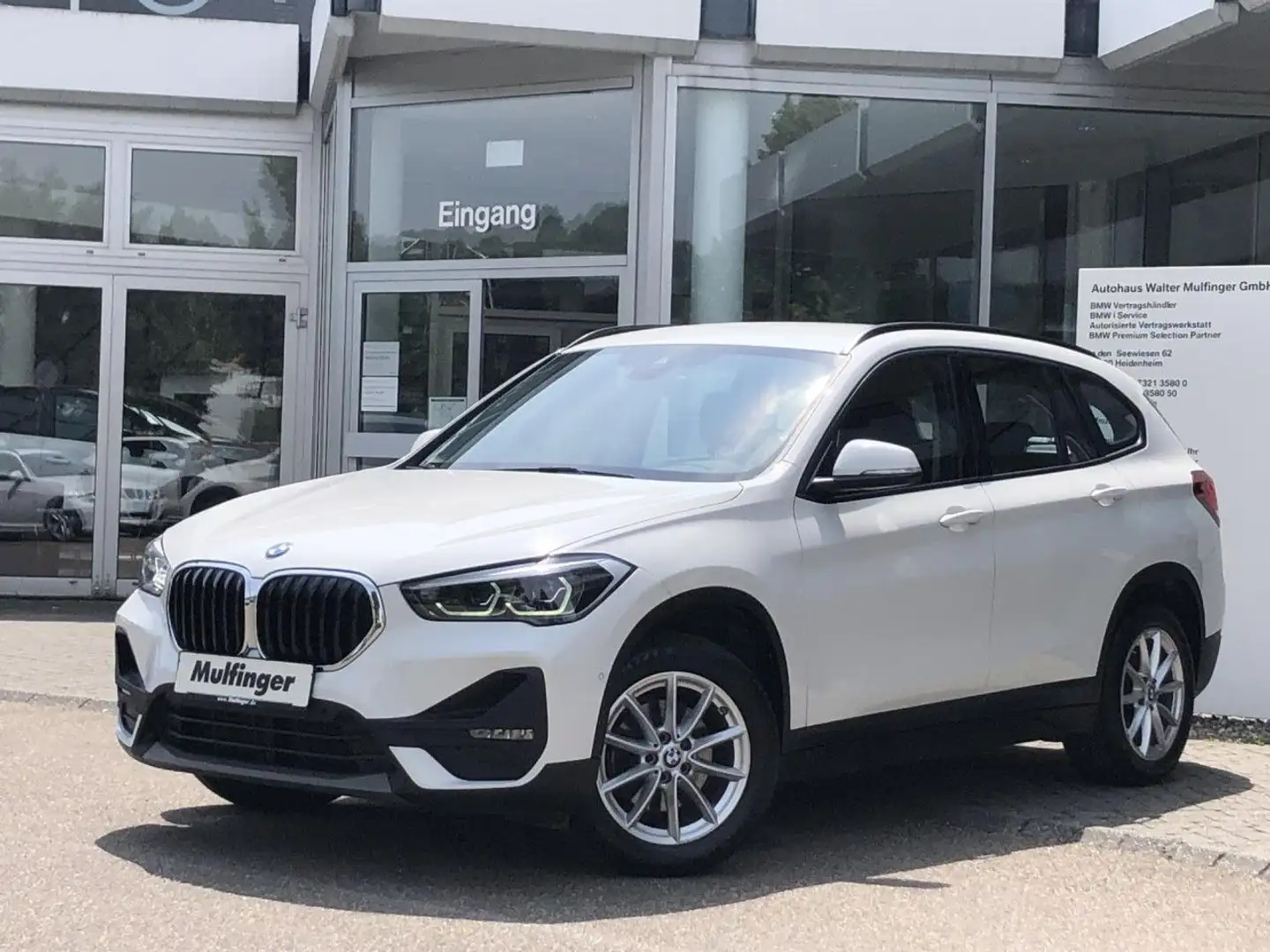 BMW X1 xDrive 18d Sports.Navi LED Sitzh.DAB Park.AHK Blanco - 2