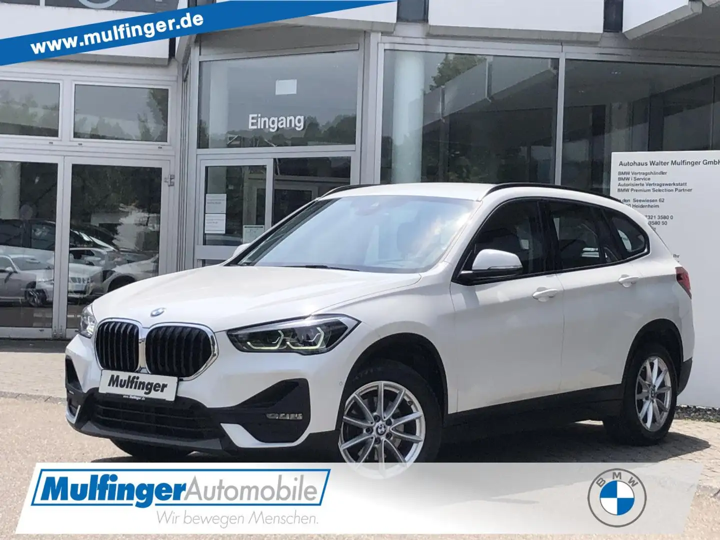 BMW X1 xDrive 18d Sports.Navi LED Sitzh.DAB Park.AHK Blanco - 1
