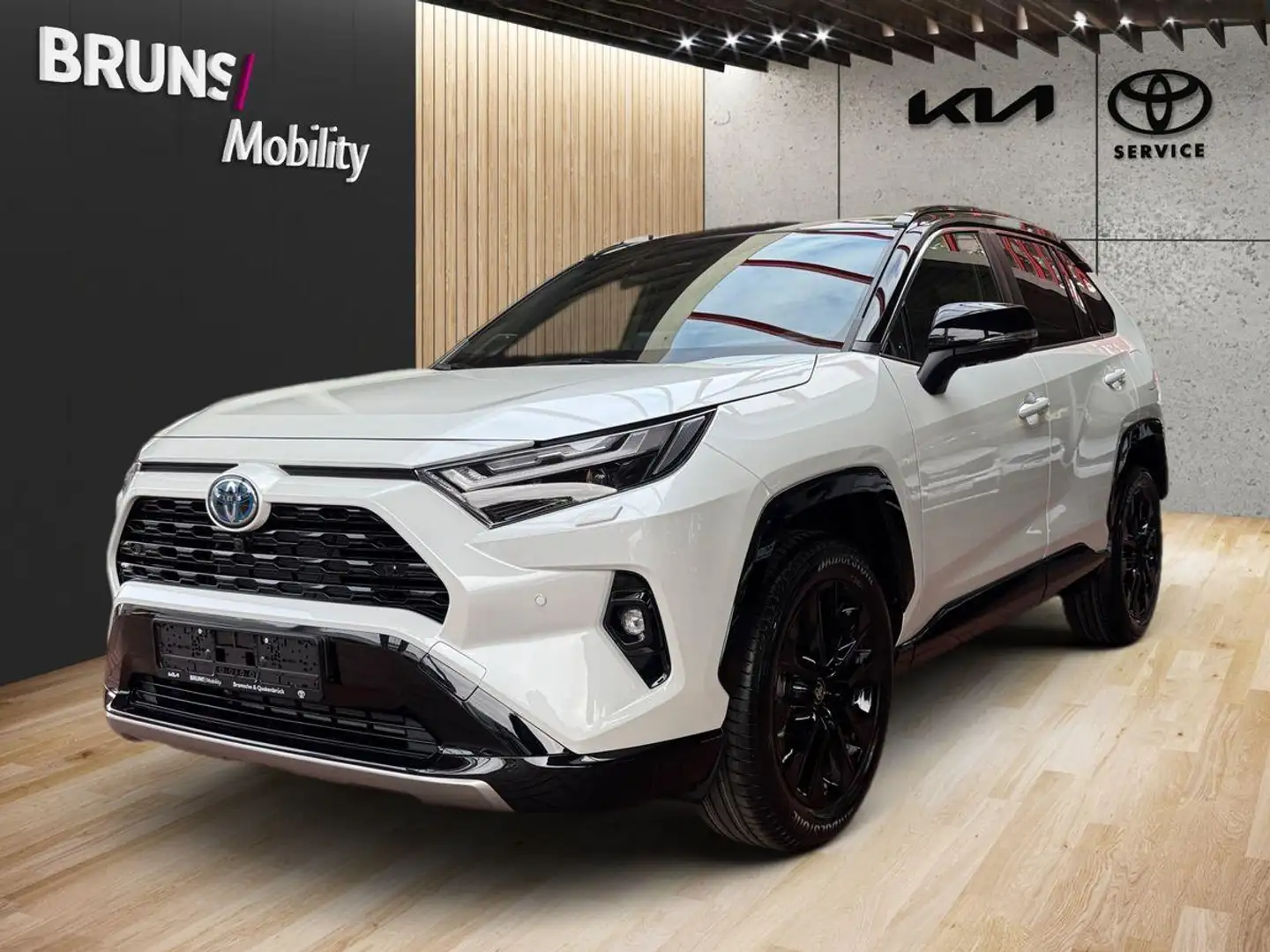 Toyota RAV 4 2.5 Hybrid 4x4 Style Navi,JBL,360-Grad AHK Blanc - 2