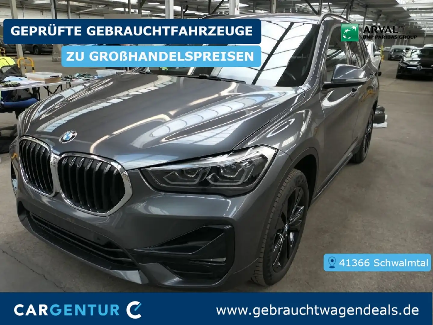 BMW X1 xDrive20d Sport Line AHK SpoSi El.Heckkl. Gris - 1