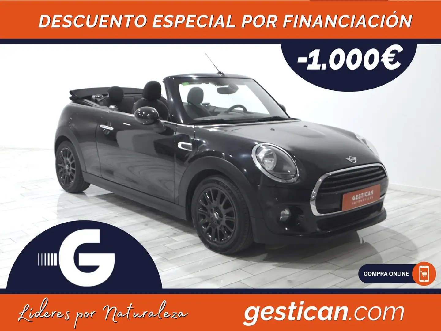 MINI Cooper Cabrio Aut. Negro - 1