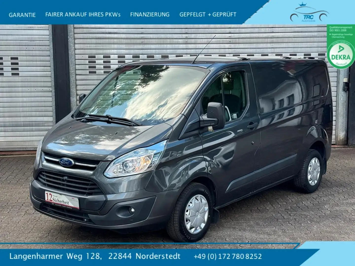 Ford Transit Custom Kasten 270 L1 Trend Сірий - 1
