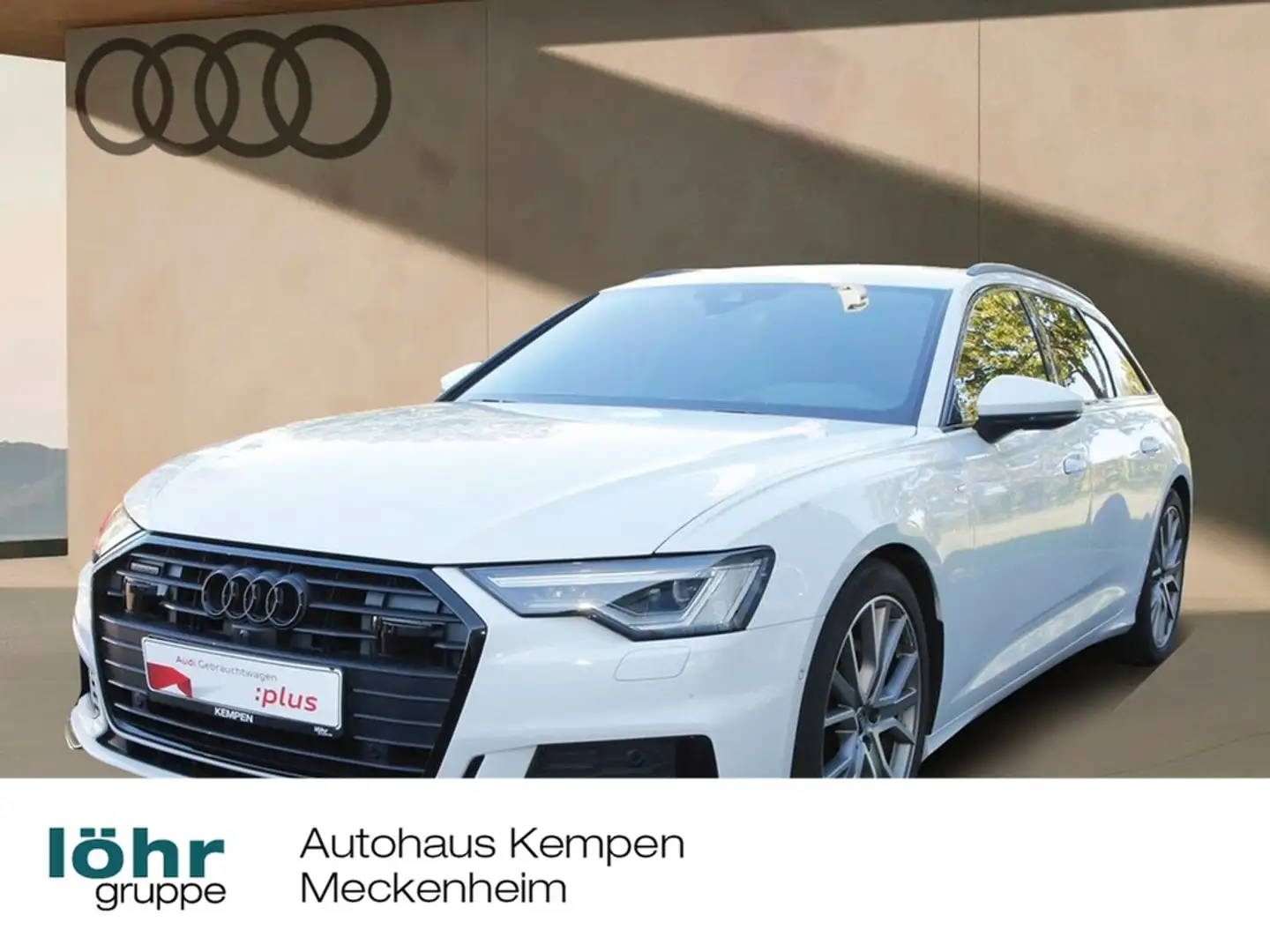 Audi A6 Avant 45 TDI quattro S line AHK 360°CAM STHZ Na... Weiß - 1