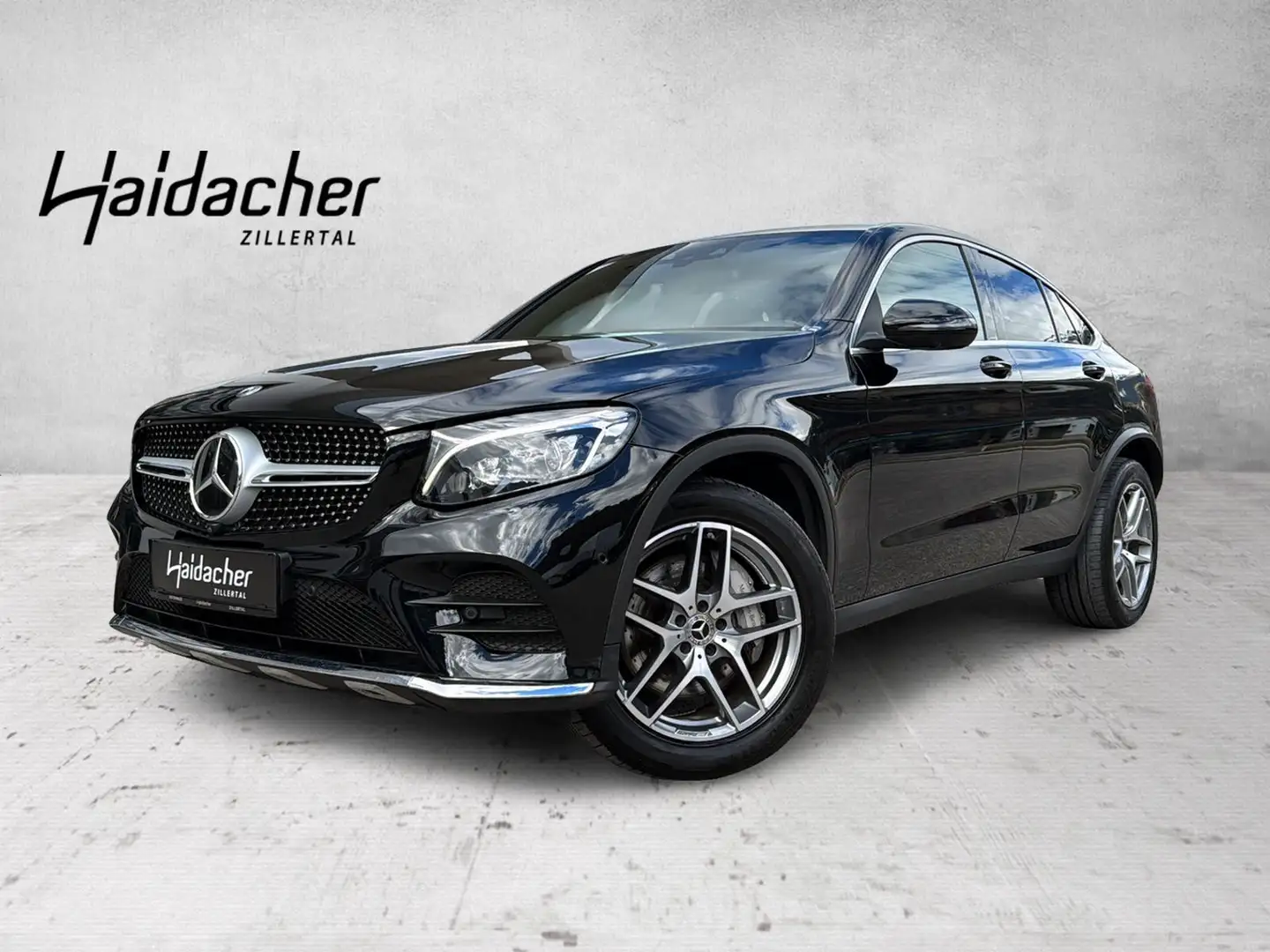 Mercedes-Benz GLC 220 d 4MATIC Coupé AMG FAP MBUX RKam PTS Shz Schwarz - 1