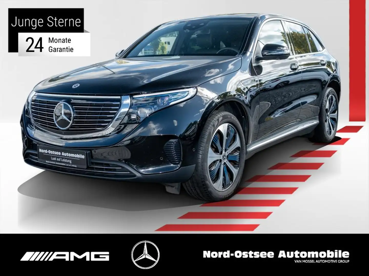 Mercedes-Benz EQC 400 4M DISTRO 360° NAVI SHZ MULTIBEAM LED Noir - 1