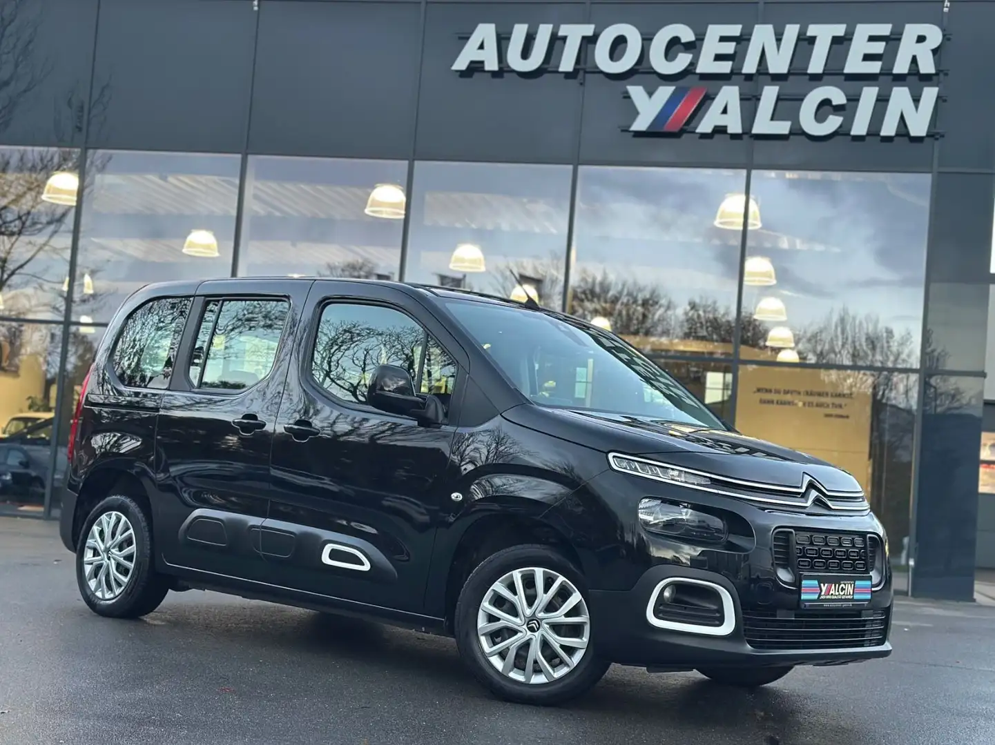 Citroen Berlingo BlueHDi 100 S&S FEEL M 2.HA/S-HEFT/AHK Schwarz - 1