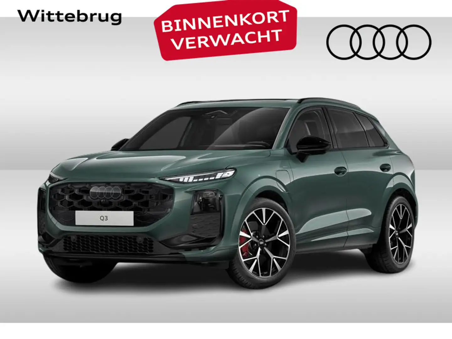 Audi Q3 e-hybrid 272pk S tronic S edition Groen - 1
