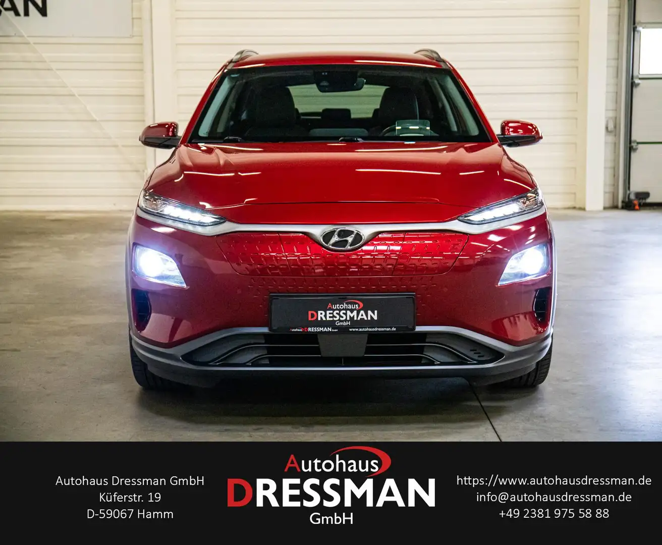 Hyundai KONA Premium Elektro HuD LEDER DAB NAVI KAMERA Rot - 2