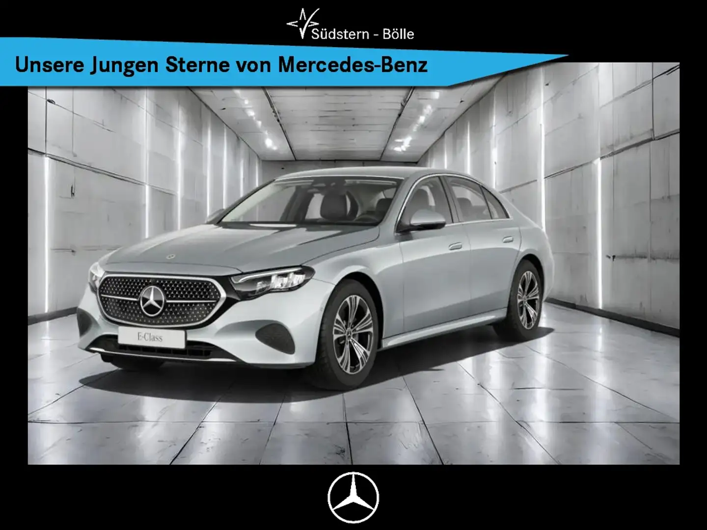 Mercedes-Benz E 220 d 4M AVANTGARDE+AMBIENTE+DISTRO+MBUX+NAVI Silber - 1