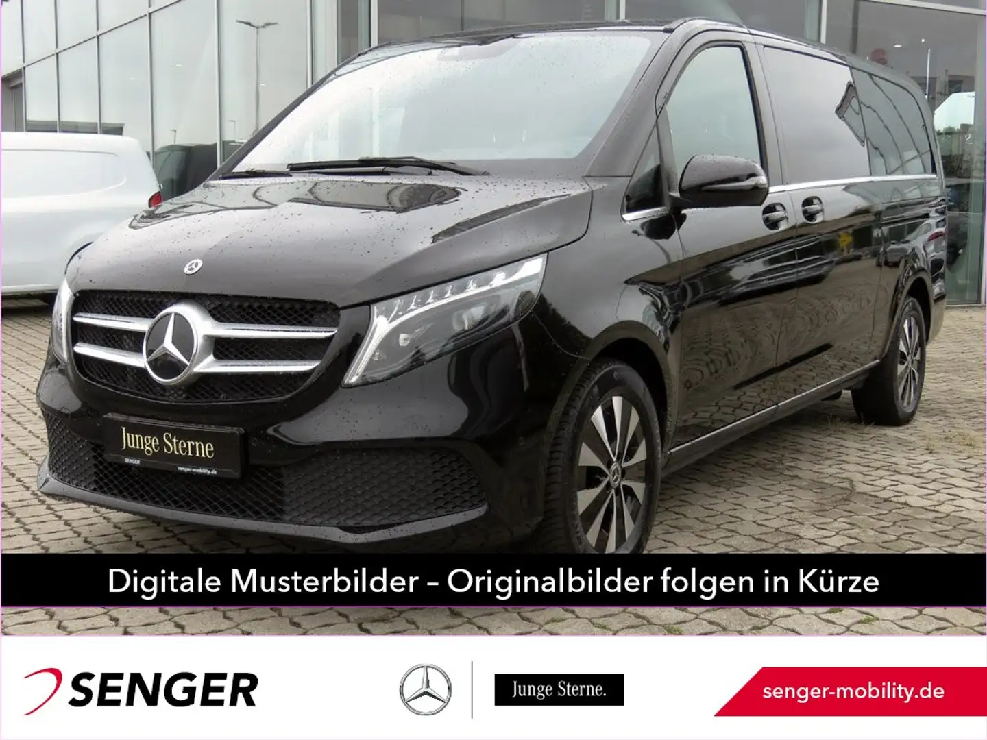 Mercedes-Benz V 300 d Avantgarde 4x4 XL Standhz Kamera el.Türen Noir - 1