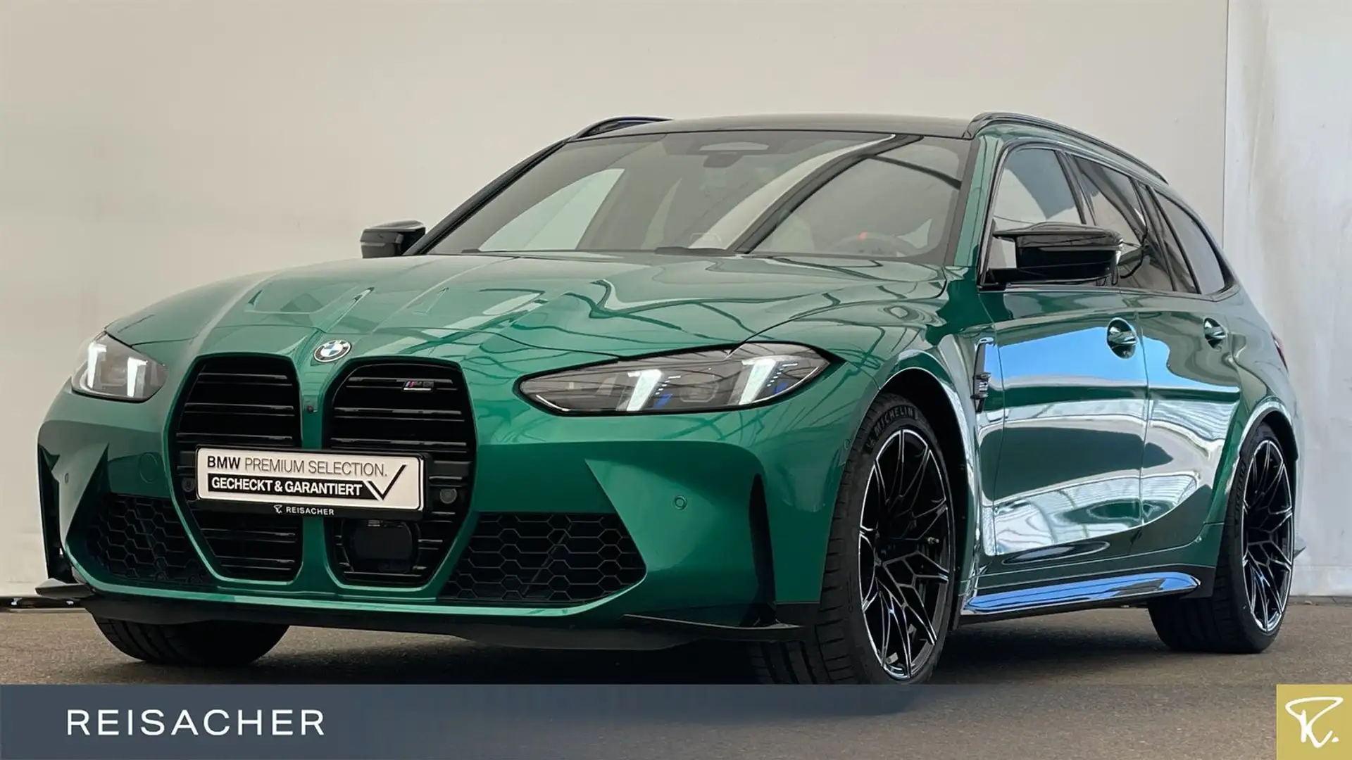 BMW M3 A Competition M xDrive Tou el.Sitz+Mem,DAProf Grün - 1