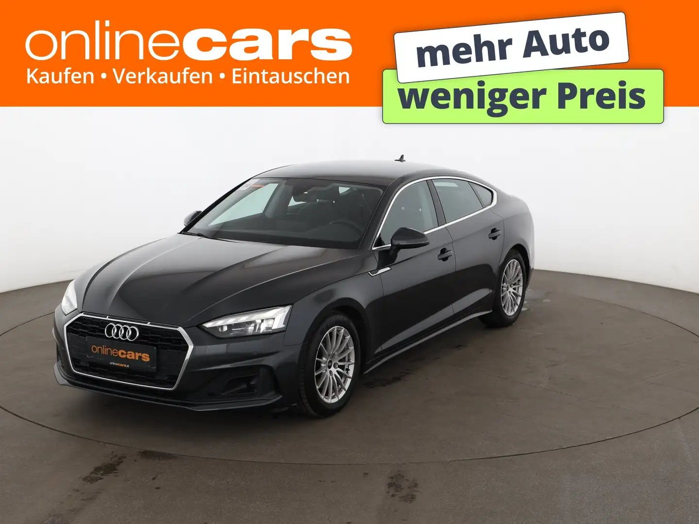 Audi A5 SB 30 TDI Aut LED AHK DIGITAL-TACHO LEDER NAVI Grau - 1