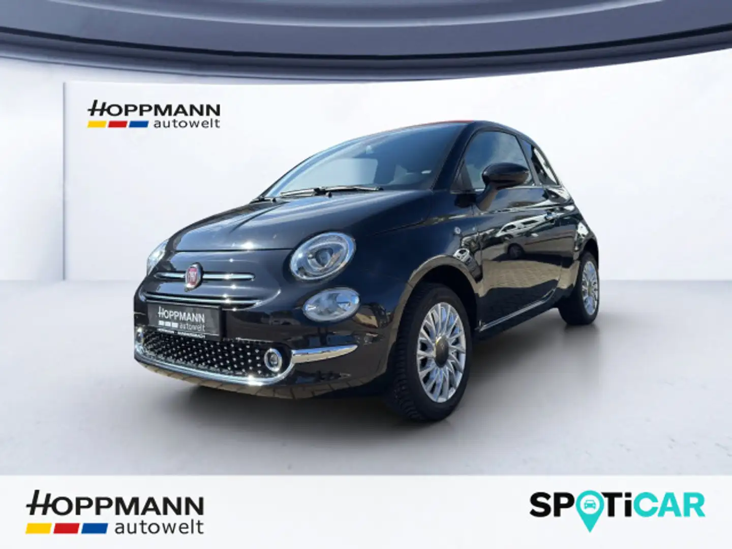 Fiat 500C Dolcevita PDC Einparkhilfe CarPlay DAB Zwart - 1