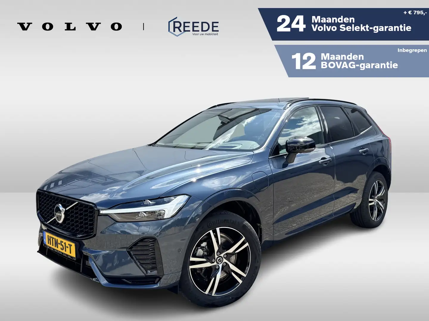 Volvo XC60 2.0 T8 Plug-in hybrid AWD Ultra Dark 360 Camera | Blauw - 1