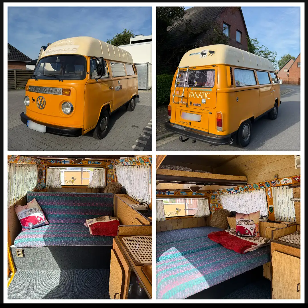 Volkswagen T2 VW T2 Camper Tüv+Reifen NEU & H-Zulassung - 1