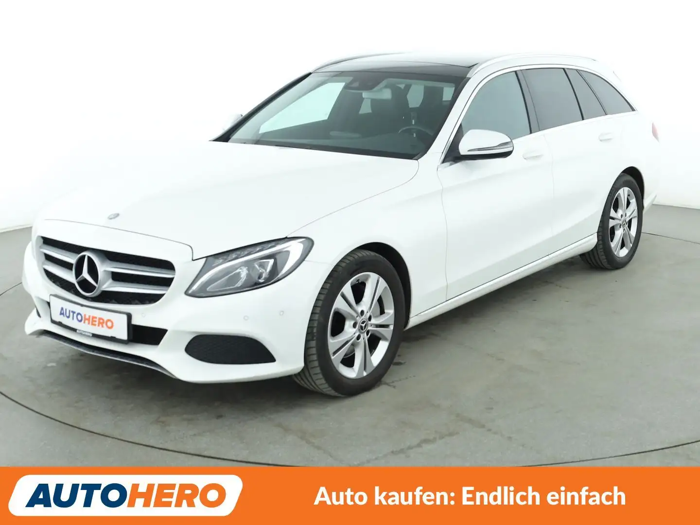 Mercedes-Benz C 250 T Avantgarde Aut.*CAM*TEMPO*PDC* Weiß - 1